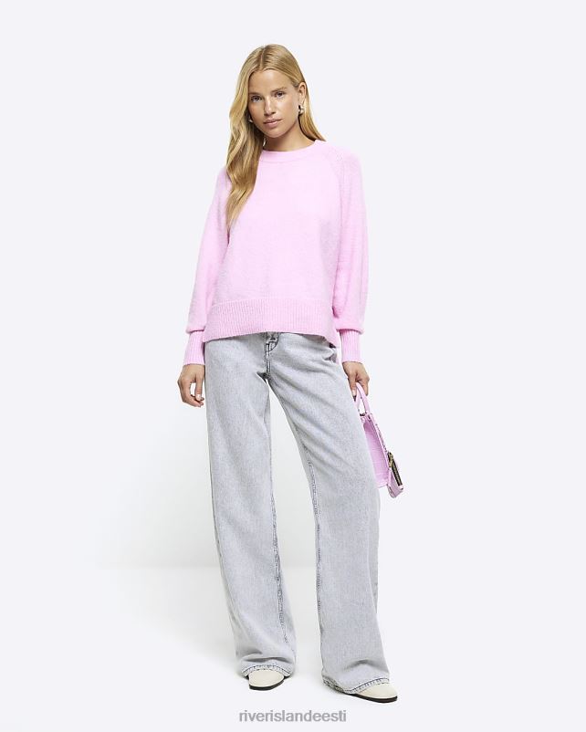 kehakate roosa naised River Island kootud kampsun 44TLL124