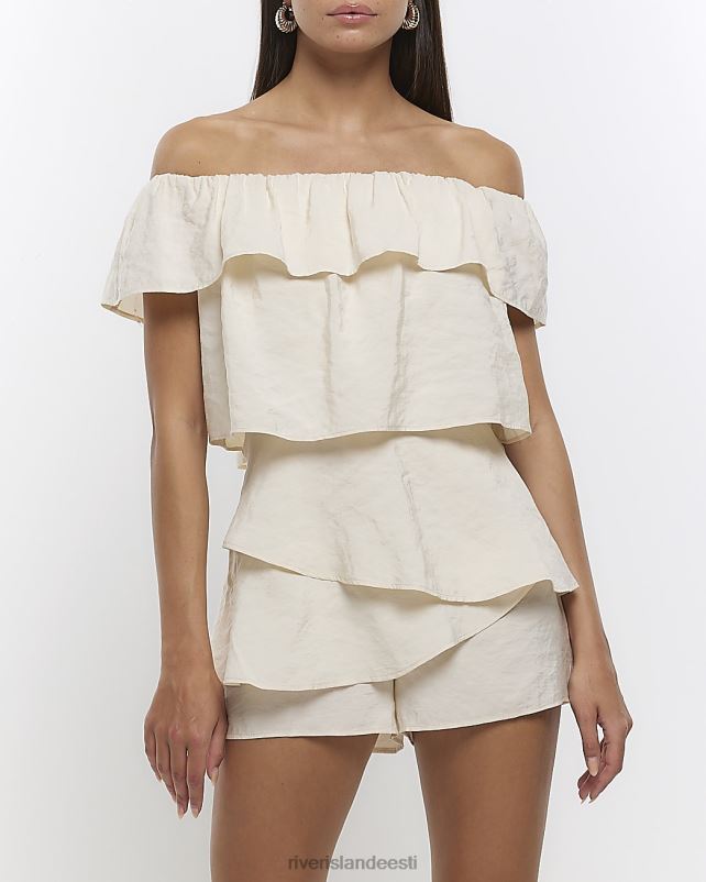 kehakate beež naised River Island bardot kihiline mänguülikond 44TLL1276