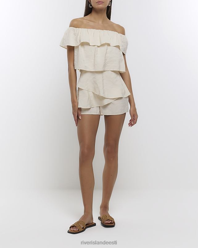 kehakate beež naised River Island bardot kihiline mänguülikond 44TLL1276