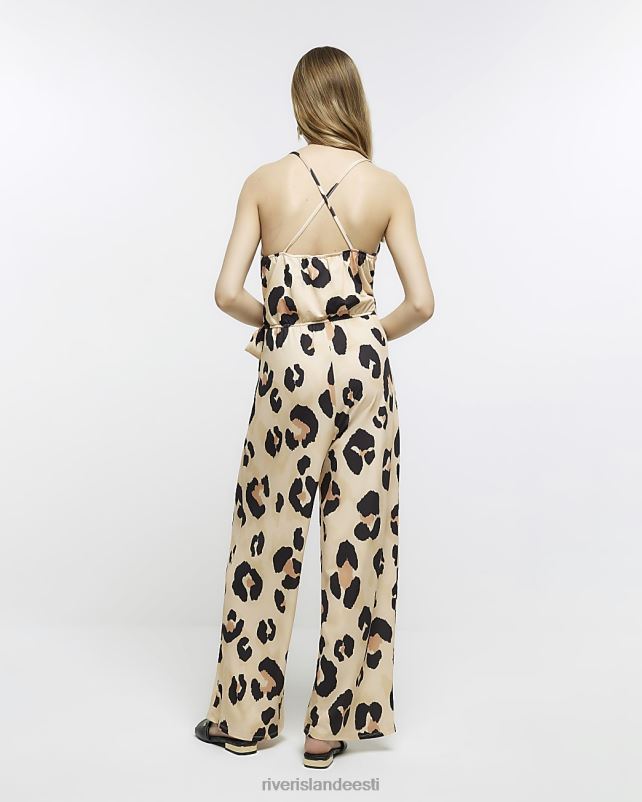 kehakate kreem naised River Island loomamustriga ümbriskombinesoon 44TLL4744