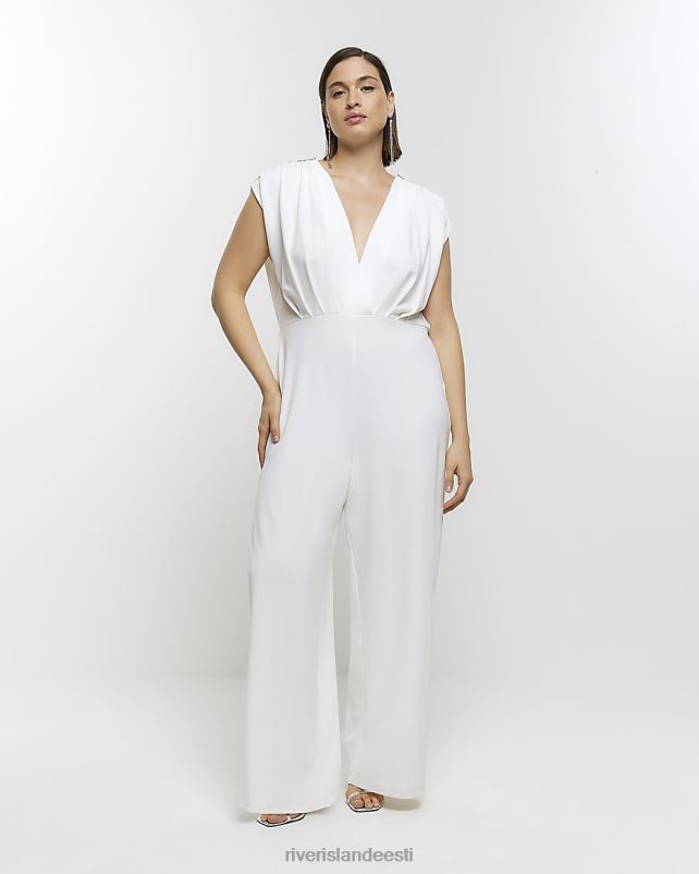 kehakate kreem naised River Island pluss kaunistusega kombinesoon 44TLL5071