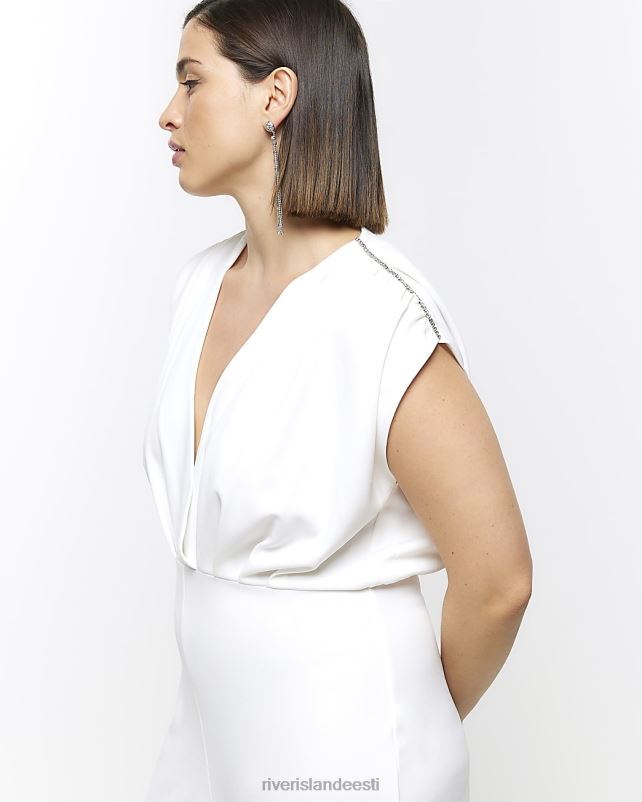 kehakate kreem naised River Island pluss kaunistusega kombinesoon 44TLL5071