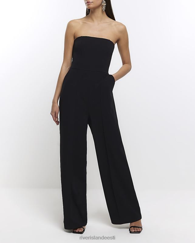 kehakate must naised River Island bandeau kombinesoon 44TLL1033