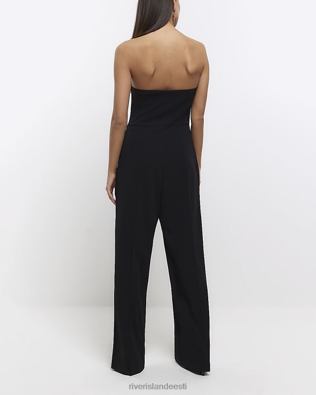 kehakate must naised River Island bandeau kombinesoon 44TLL1033