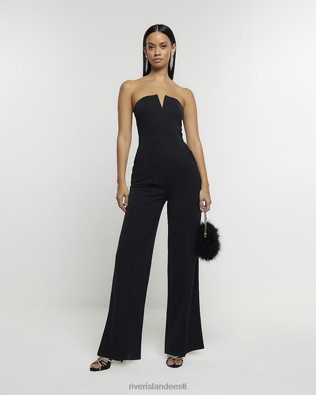 kehakate must naised River Island bandeau kombinesoon 44TLL3936