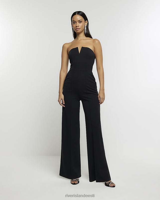 kehakate must naised River Island bandeau kombinesoon 44TLL3936