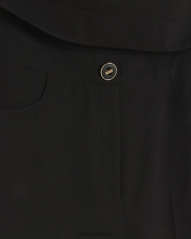 kehakate must naised River Island bleiser bandeau kombinesoon 44TLL3971