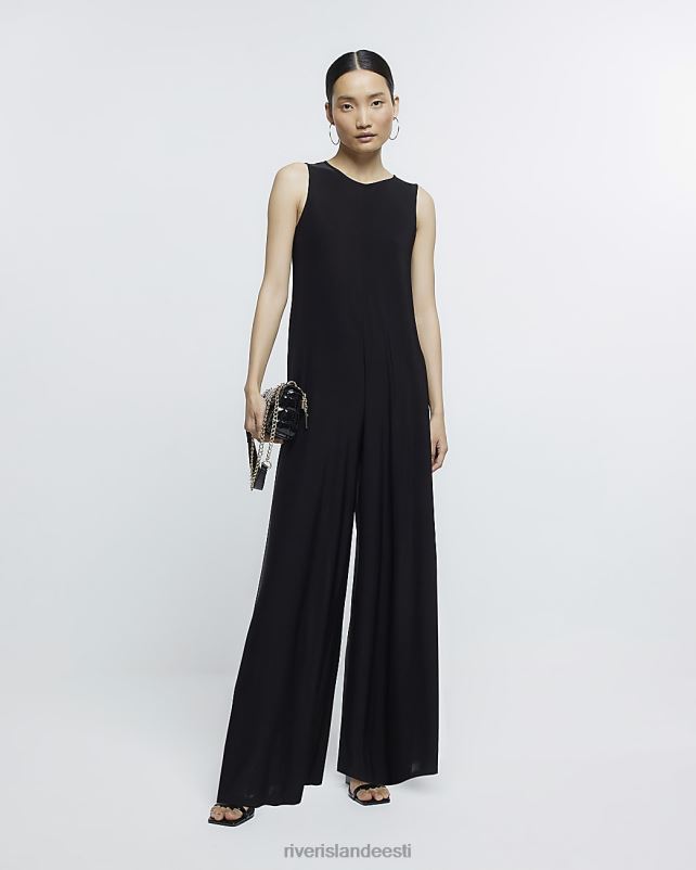 kehakate must naised River Island laia säärega kombinesoon 44TLL1918