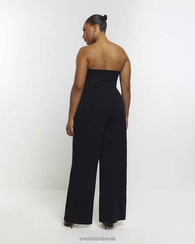 kehakate must naised River Island pluss bandeau kombinesoon 44TLL5119