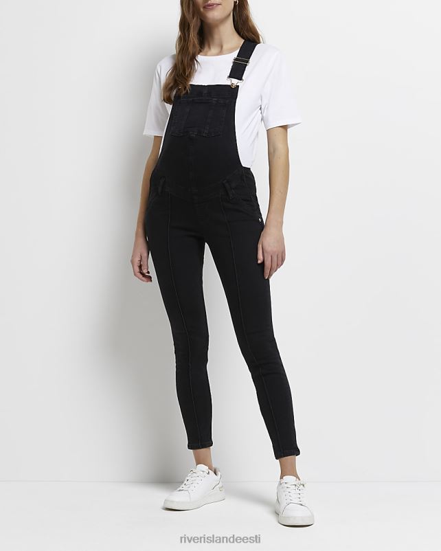 kehakate must naised River Island teksapüksid rasedateks 44TLL2302