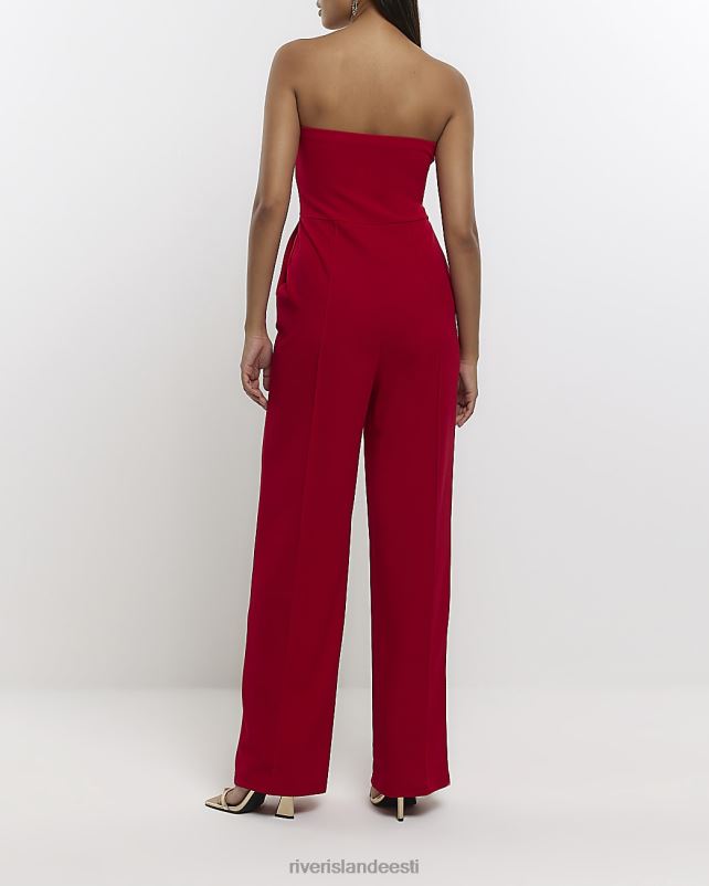 kehakate punane naised River Island bandeau kombinesoon 44TLL1034