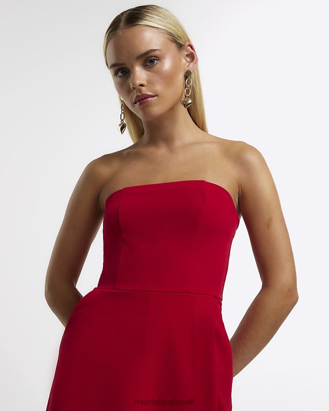 kehakate punane naised River Island petite bandeau skort mängukostüüm 44TLL5270