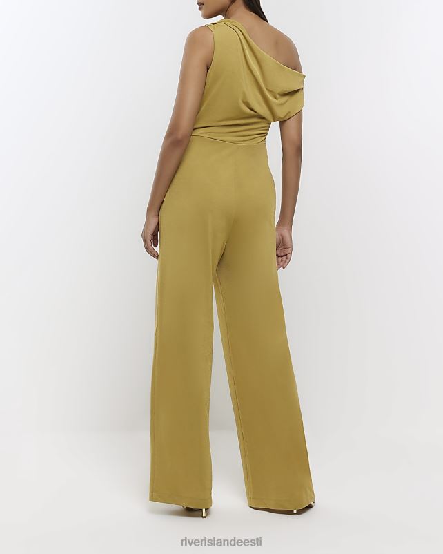 kehakate roheline naised River Island õlgadest välja tõmmatud kombinesoon 44TLL1076