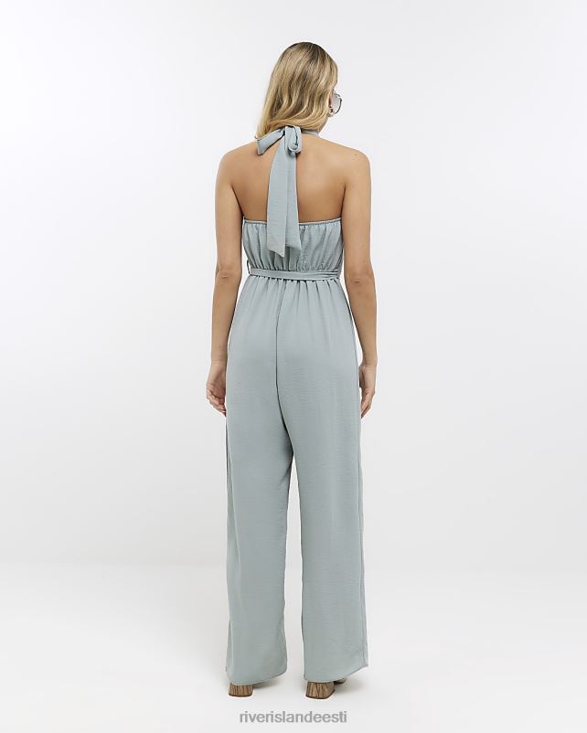 kehakate roheline naised River Island päitsekaelusega kombinesoon 44TLL4755