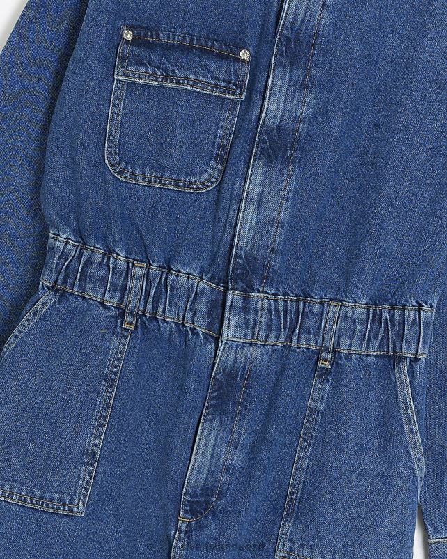 kehakate sinine naised River Island denim utiliidi kombinesoon 44TLL4235