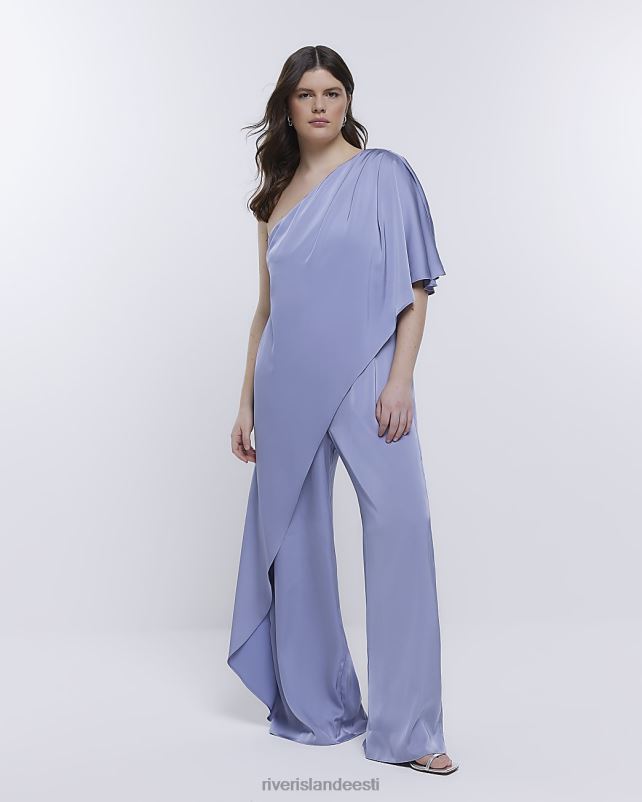 kehakate sinine naised River Island pruutneitsi drapeeritud õlgade kombinesoon 44TLL1877