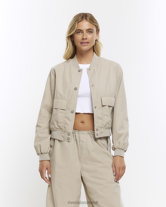kehakate beež naised River Island bomber jope 44TLL4571
