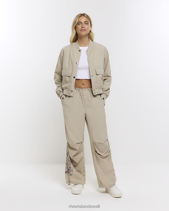 kehakate beež naised River Island bomber jope 44TLL4571