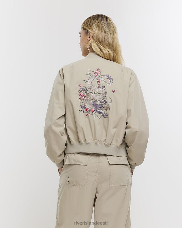 kehakate beež naised River Island bomber jope 44TLL4571