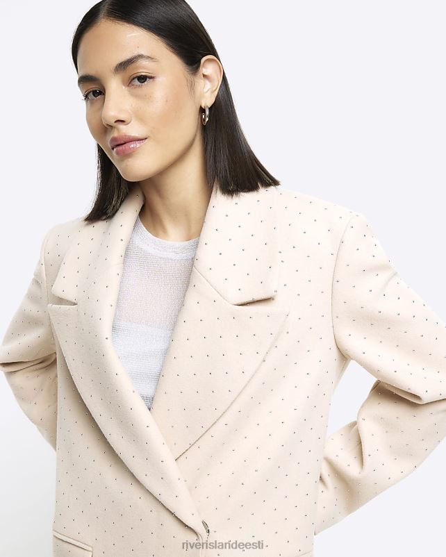 kehakate beež naised River Island diamante õngejada mantel 44TLL3870
