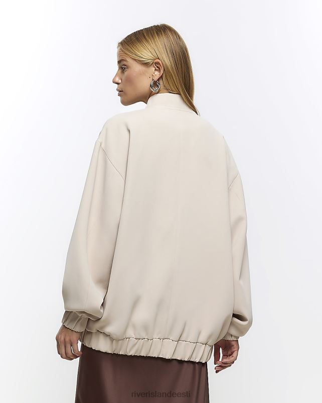 kehakate beež naised River Island ülisuur bomber jope 44TLL3909