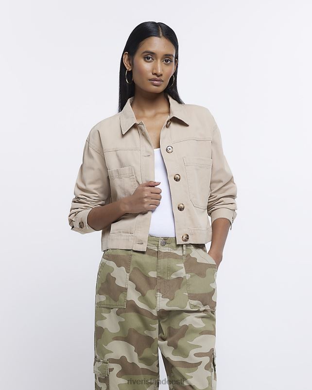 kehakate beež naised River Island vabaaja jope 44TLL1990