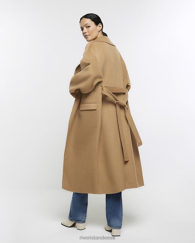 kehakate beež naised River Island villasegu vöömantel 44TLL4005