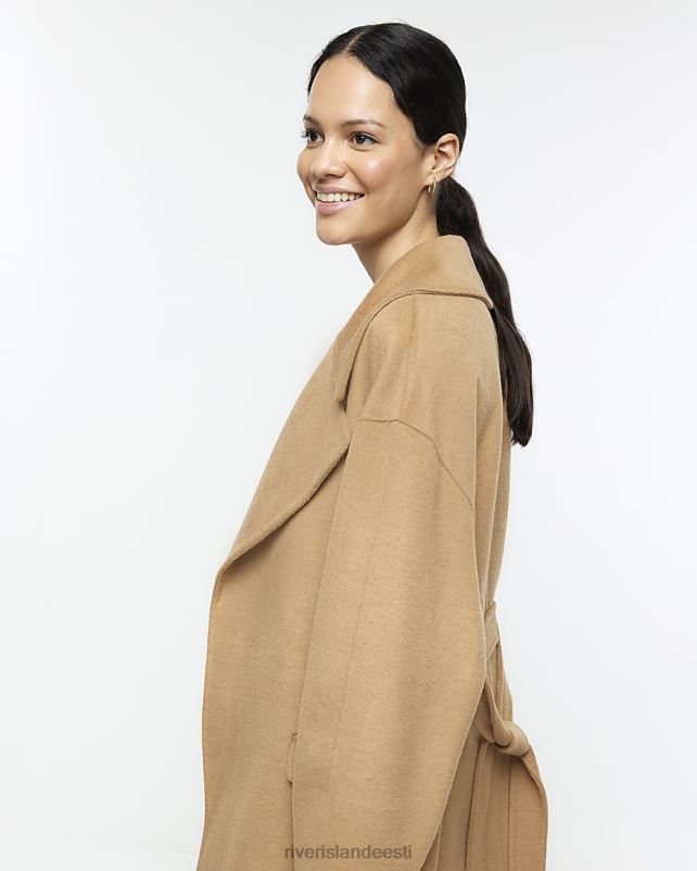 kehakate beež naised River Island villasegu vöömantel 44TLL4005