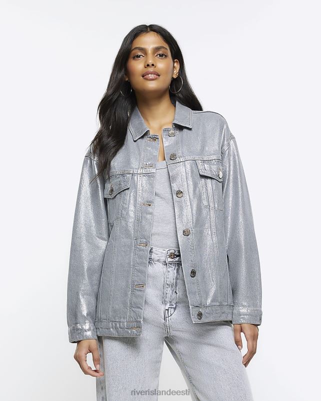 kehakate hall naised River Island denimkattega veoauto jope 44TLL1216
