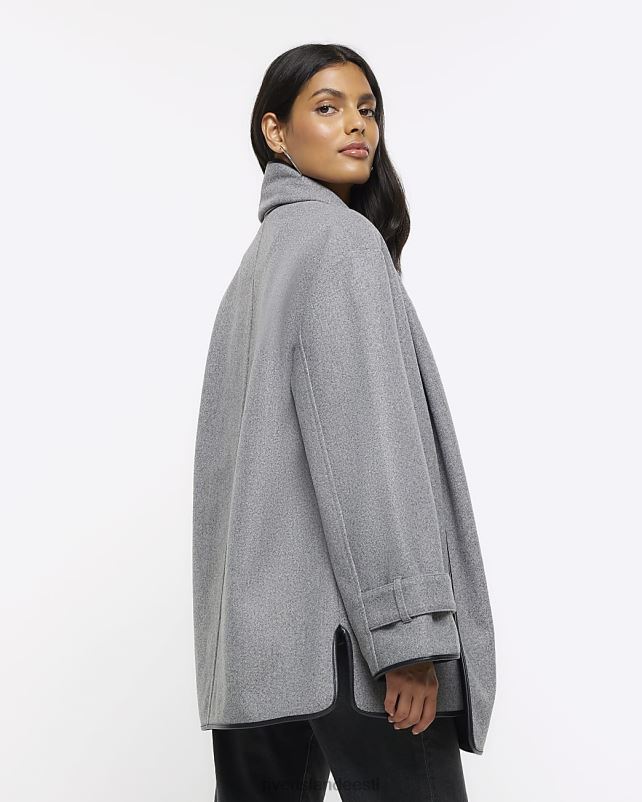 kehakate hall naised River Island salli detailmantel 44TLL3758