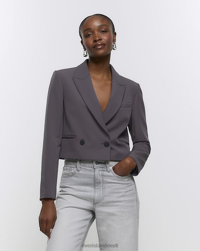 kehakate hall naised River Island struktureeritud saagi bleiser 44TLL820