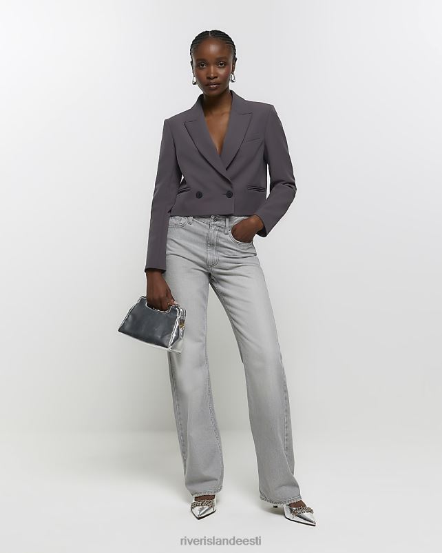 kehakate hall naised River Island struktureeritud saagi bleiser 44TLL820