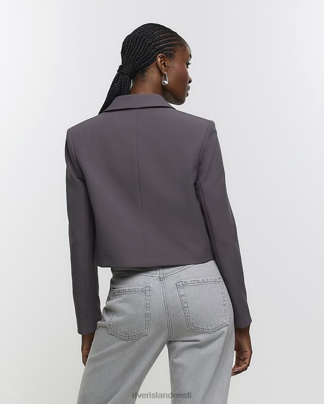 kehakate hall naised River Island struktureeritud saagi bleiser 44TLL820