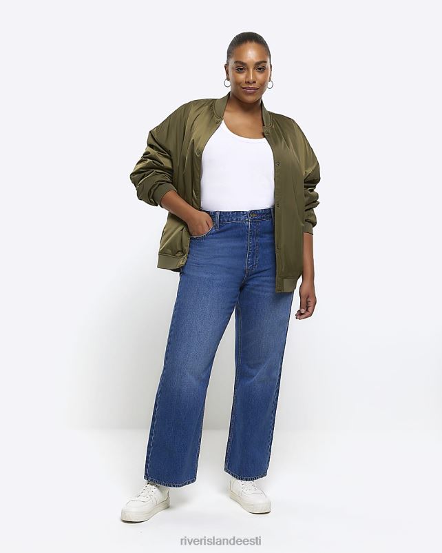 kehakate khaki naised River Island pluss bomber jope 44TLL5097