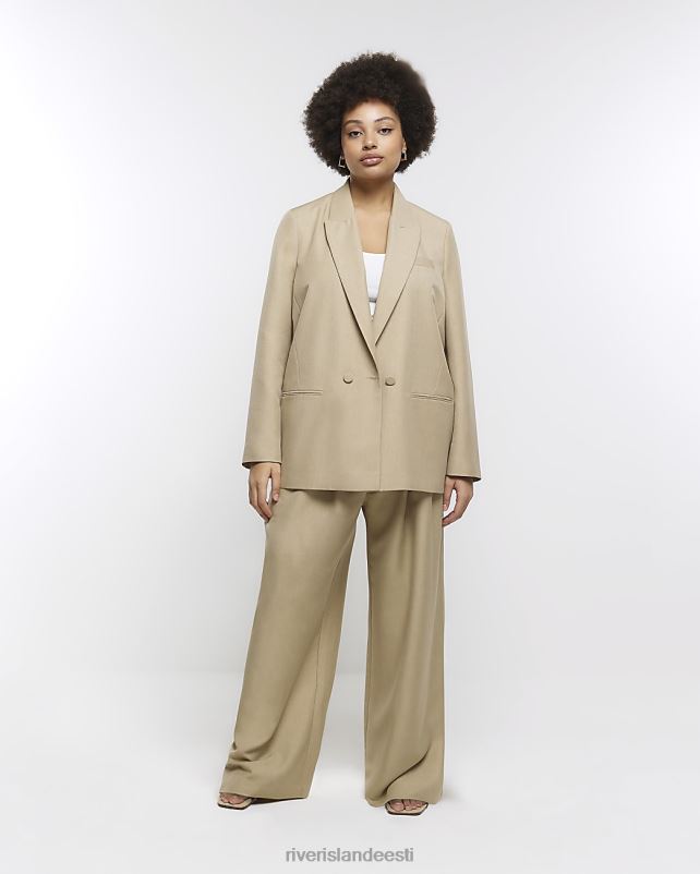 kehakate khaki naised River Island pluss ülisuur bleiser 44TLL5126