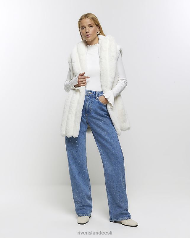 kehakate kreem naised River Island kunstkarusnahast särk 44TLL540