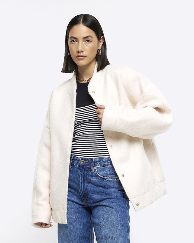 kehakate kreem naised River Island ülisuur bomber jope 44TLL24