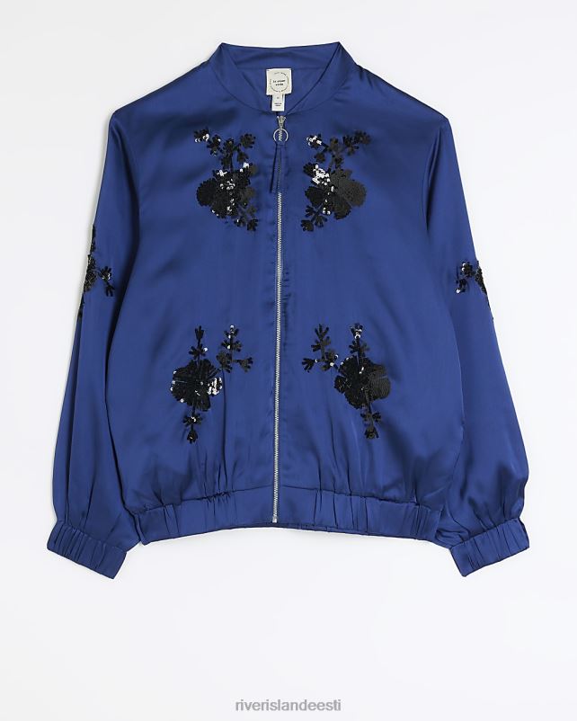 kehakate merevägi naised River Island satiinkaunistusega bomber jope 44TLL3972