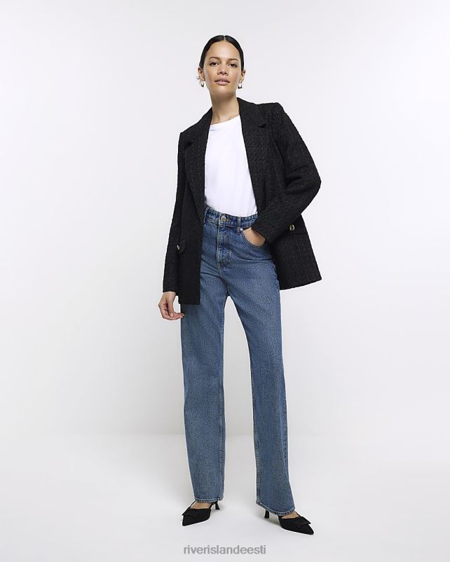 kehakate must naised River Island boucle bleiser 44TLL15