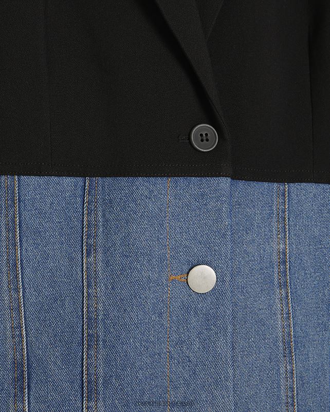 kehakate must naised River Island denim hübriidbleiser 44TLL3717