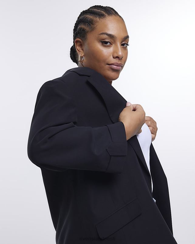 kehakate must naised River Island pluss bleiser 44TLL5159