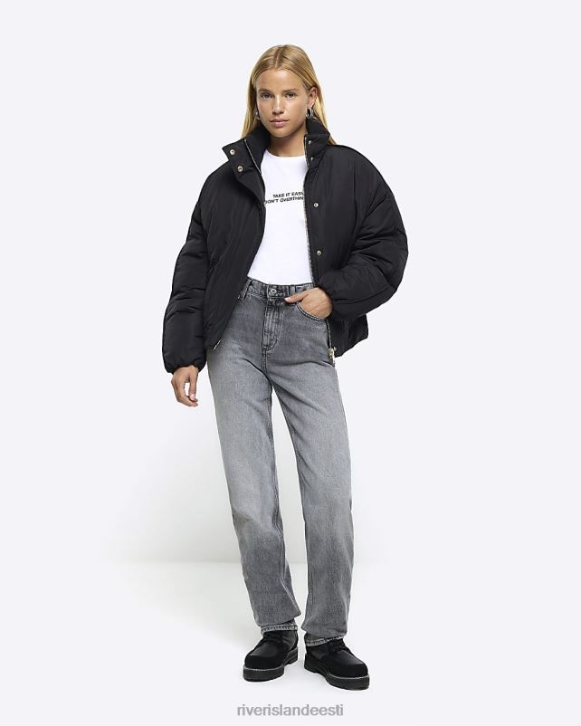 kehakate must naised River Island puhvis jope 44TLL805