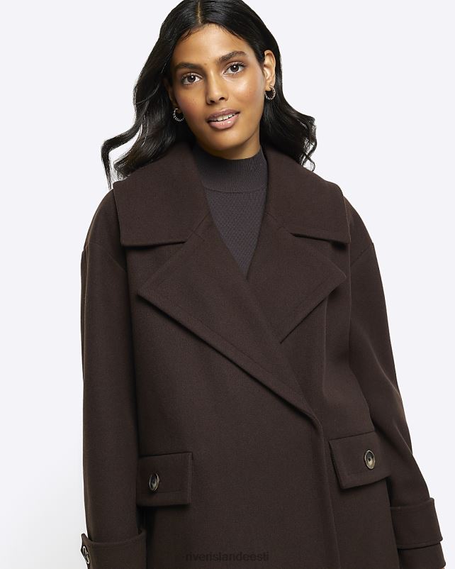 kehakate pruun naised River Island kahekordne rinnakate 44TLL1079