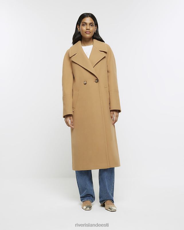 kehakate pruun naised River Island villasegu ülisuur mantel 44TLL17