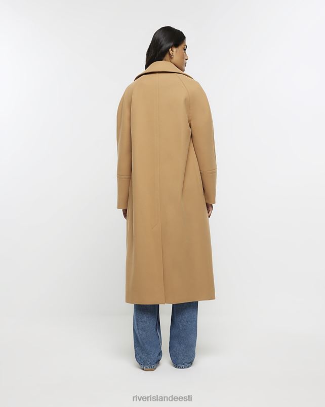 kehakate pruun naised River Island villasegu ülisuur mantel 44TLL17