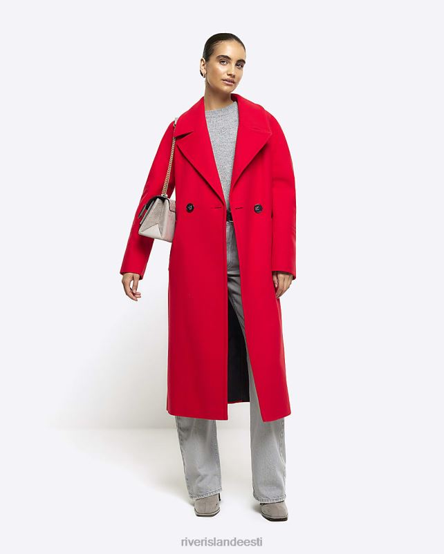 kehakate punane naised River Island villasegu ülisuur mantel 44TLL16