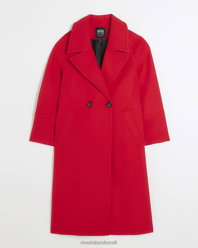 kehakate punane naised River Island villasegu ülisuur mantel 44TLL16