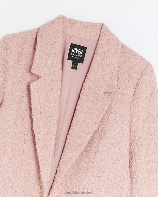 kehakate roosa naised River Island boucle bleiser 44TLL3742