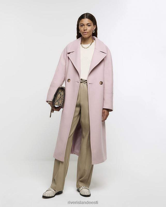 kehakate roosa naised River Island ülisuur mantel 44TLL18