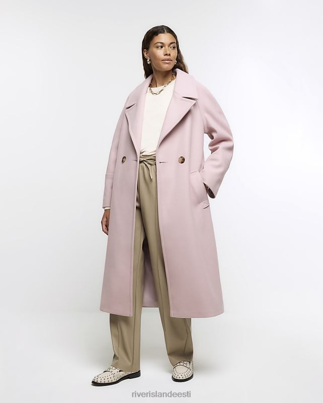 kehakate roosa naised River Island ülisuur mantel 44TLL18